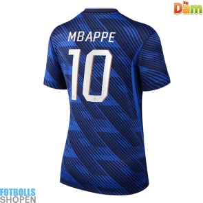 Billiga Frankrike Kylian Mbappe #10 Hemmatröja Dam VM 2026 Kortärmad